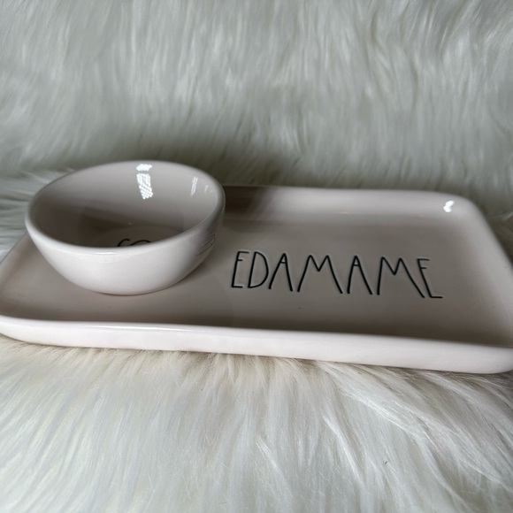 Rae Dunn Soy Edamame Tray and Bowl Set - Picture 2 of 3